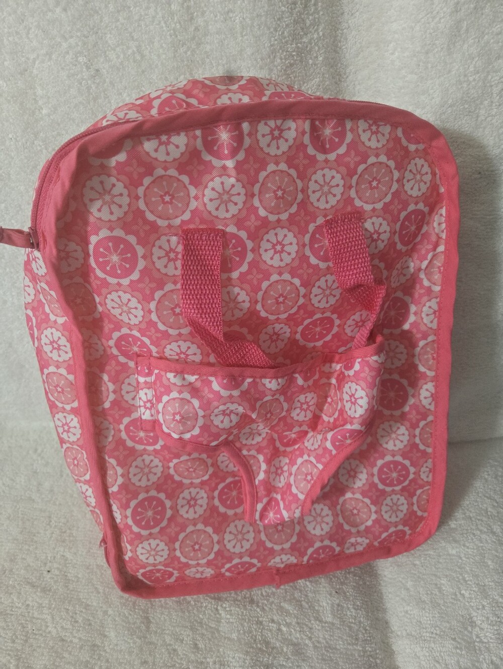 Pink / floral, Baby Doll Carrier Bacpack